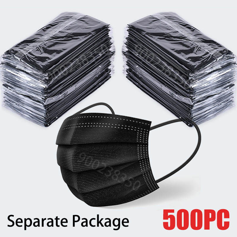Disposable Surgical Mask - 10/50/100/200/500 шт. одноразовых масок в отдельной