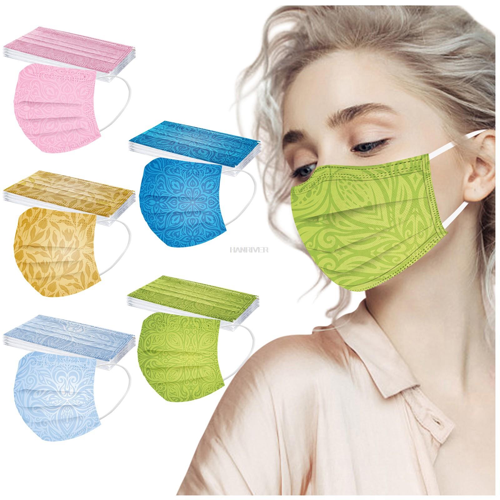 Disposable Surgical Mask - Упаковка из 50 шт., трехслойные модные