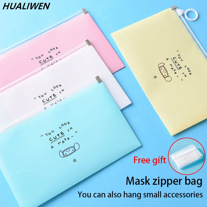 Face Mask Storage Box - 4 шт., модная сумка для маски,