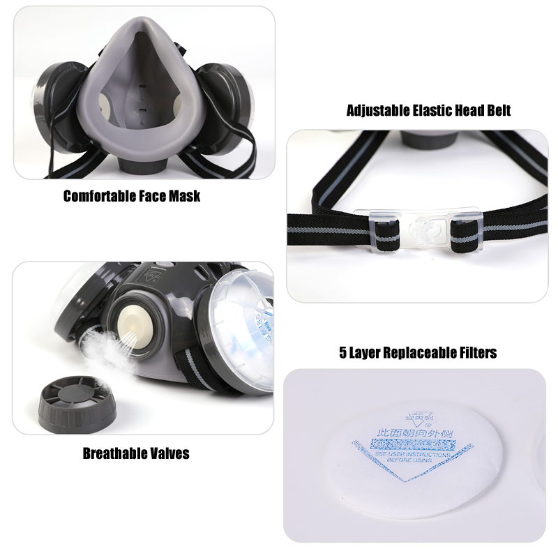 Новая противопыльная маска, ре – обзор и цена Dust Mask Construction
