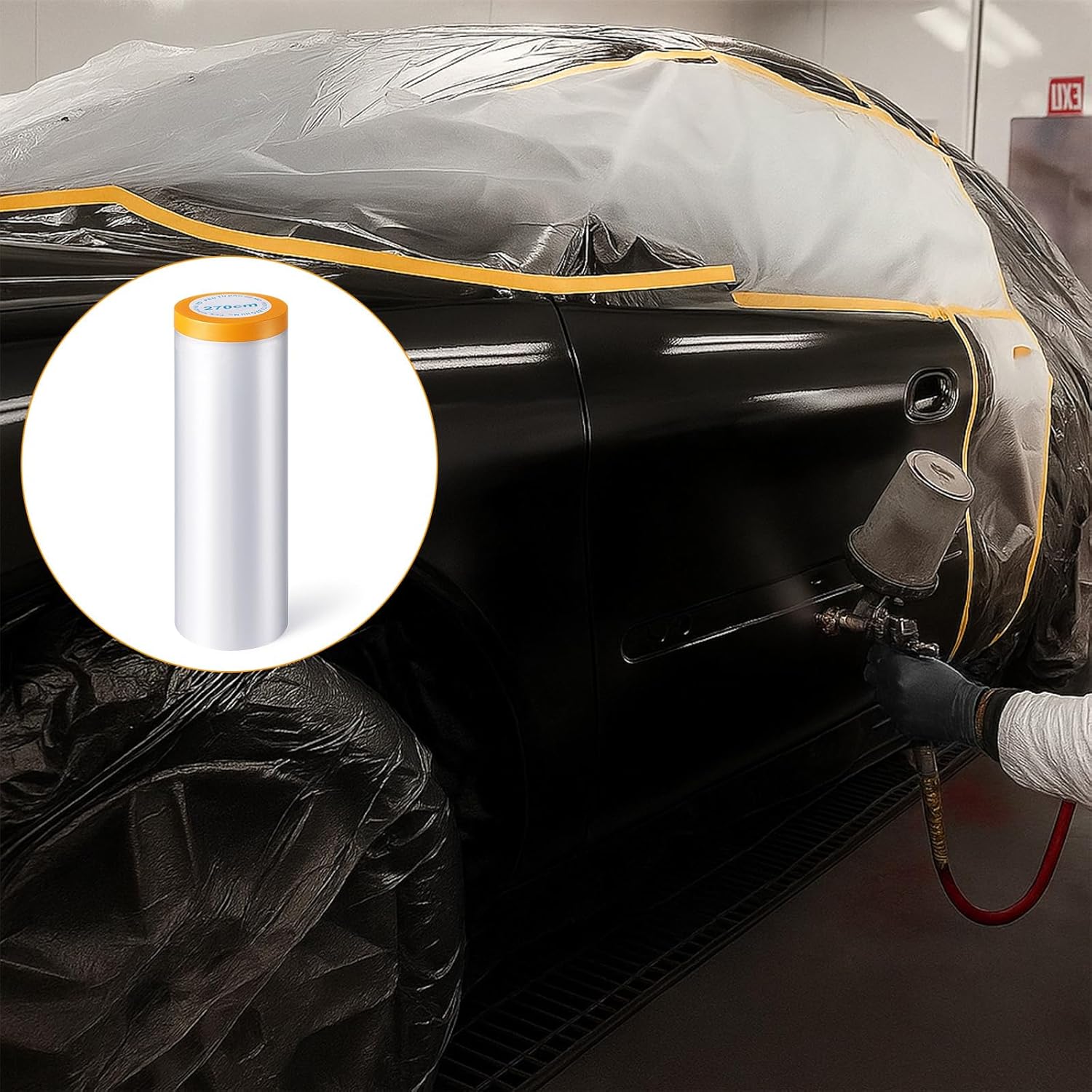 Защитная предварительно наклей – обзор и цена Dust Mask Construction