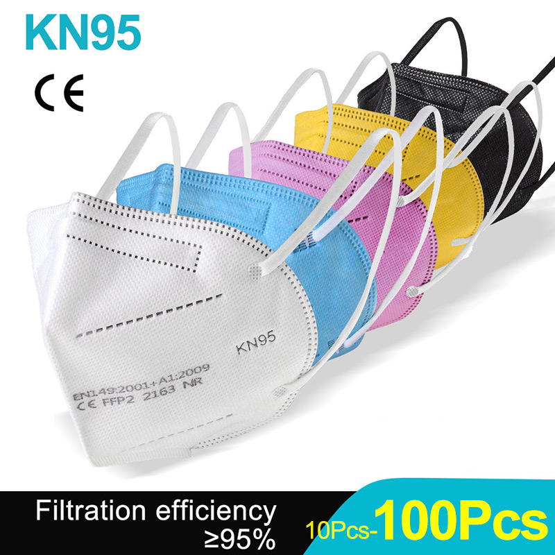 10-100 шт. маски FFP2 KN95 Mas – обзор и цена Kn95 Respirator Mask