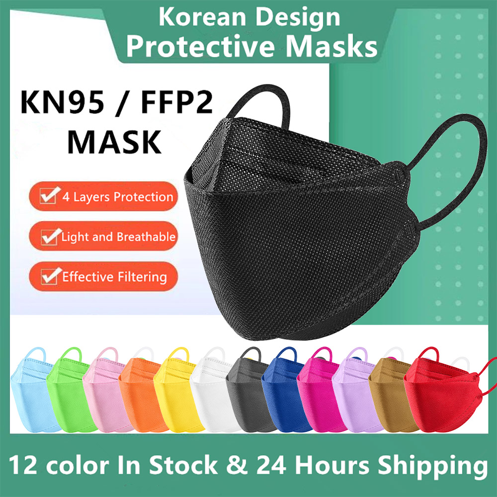 10-100 шт. масок для лица FFP2 – обзор и цена Disposable Surgical Mask
