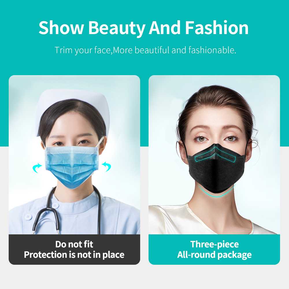 10-100 шт. масок для лица FFP2 – обзор и цена Disposable Surgical Mask