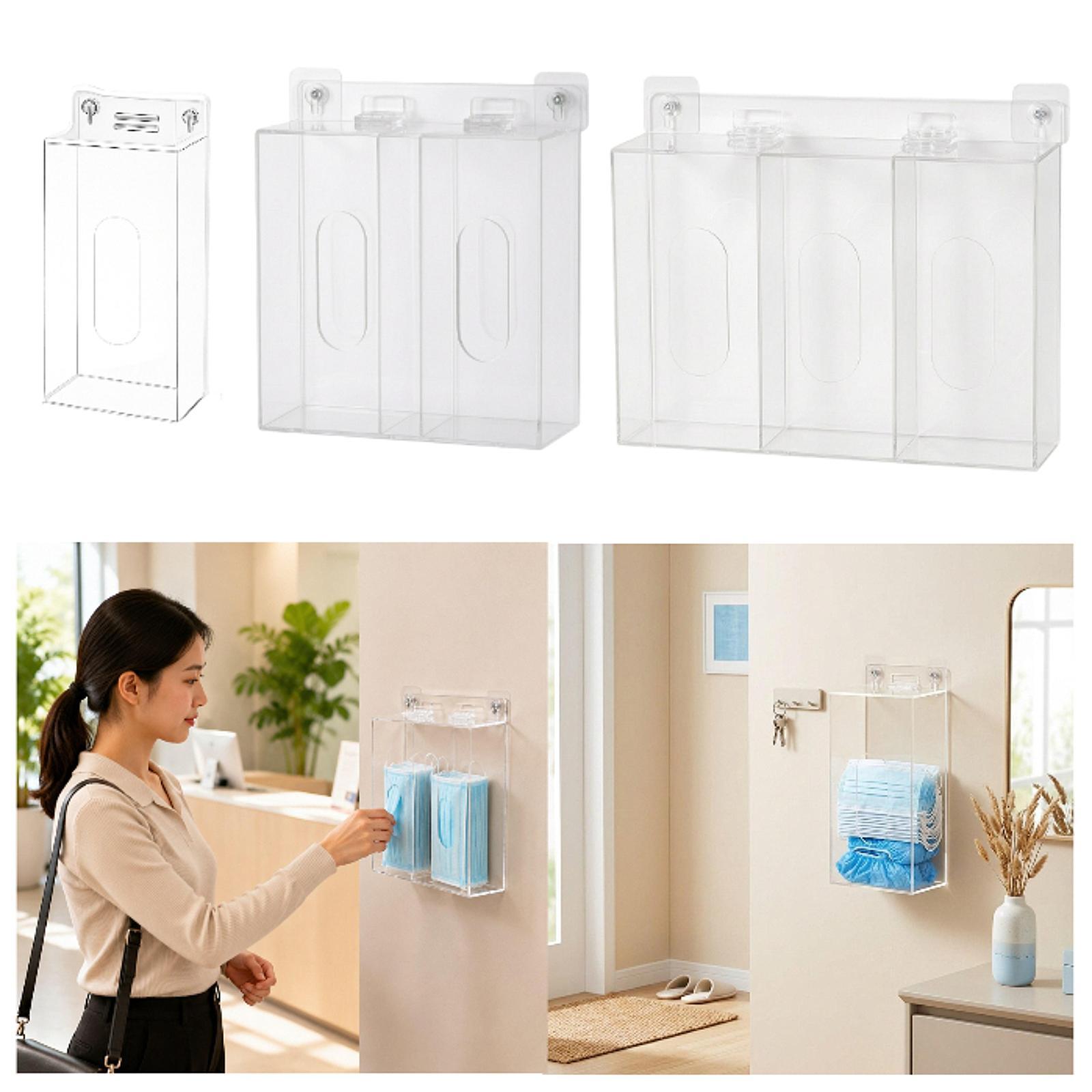 Настенный держатель для перчат – обзор и цена Face Mask Storage Box